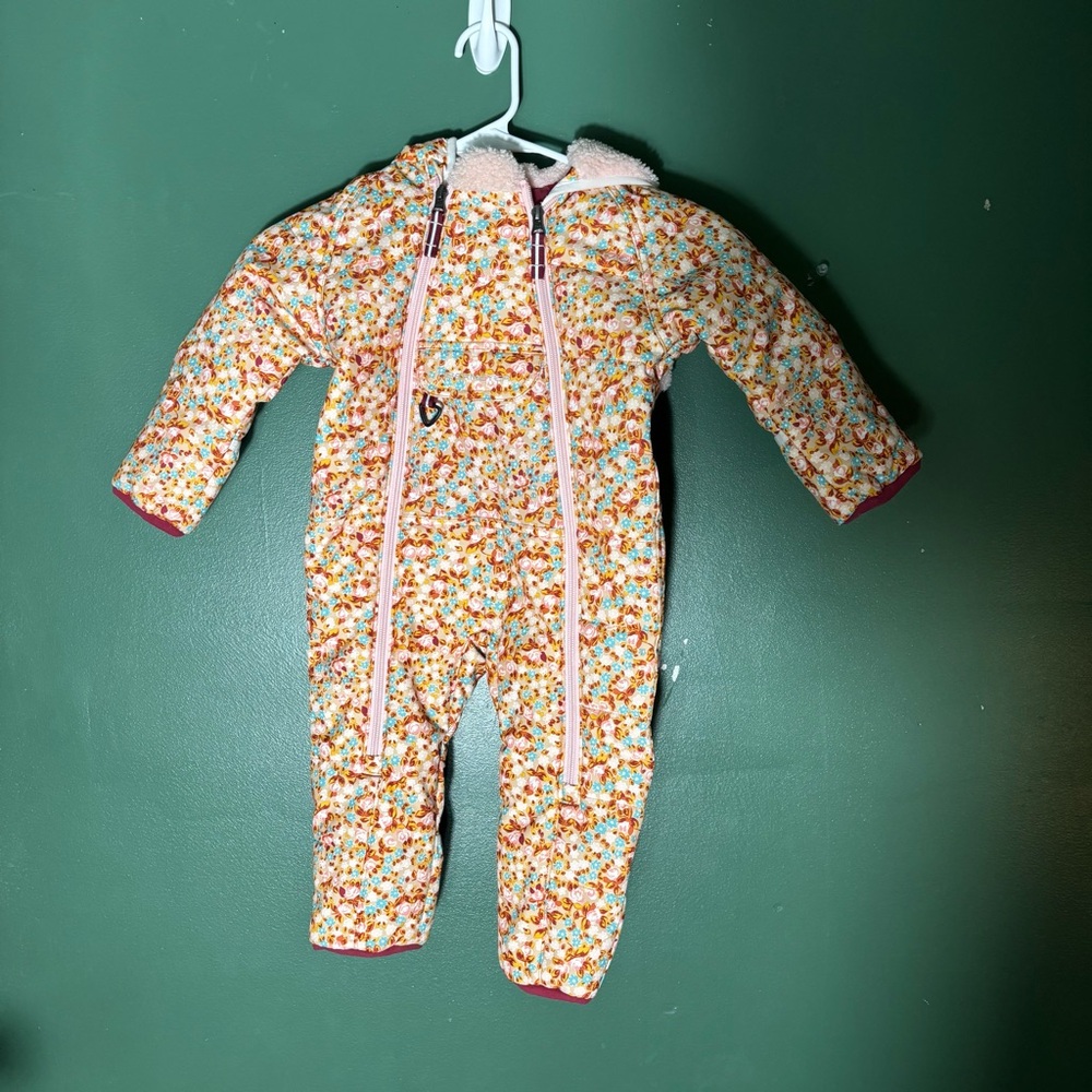 Obermeyer Baby Girls 12-18M Floral Kleine Bunting Snowsuit